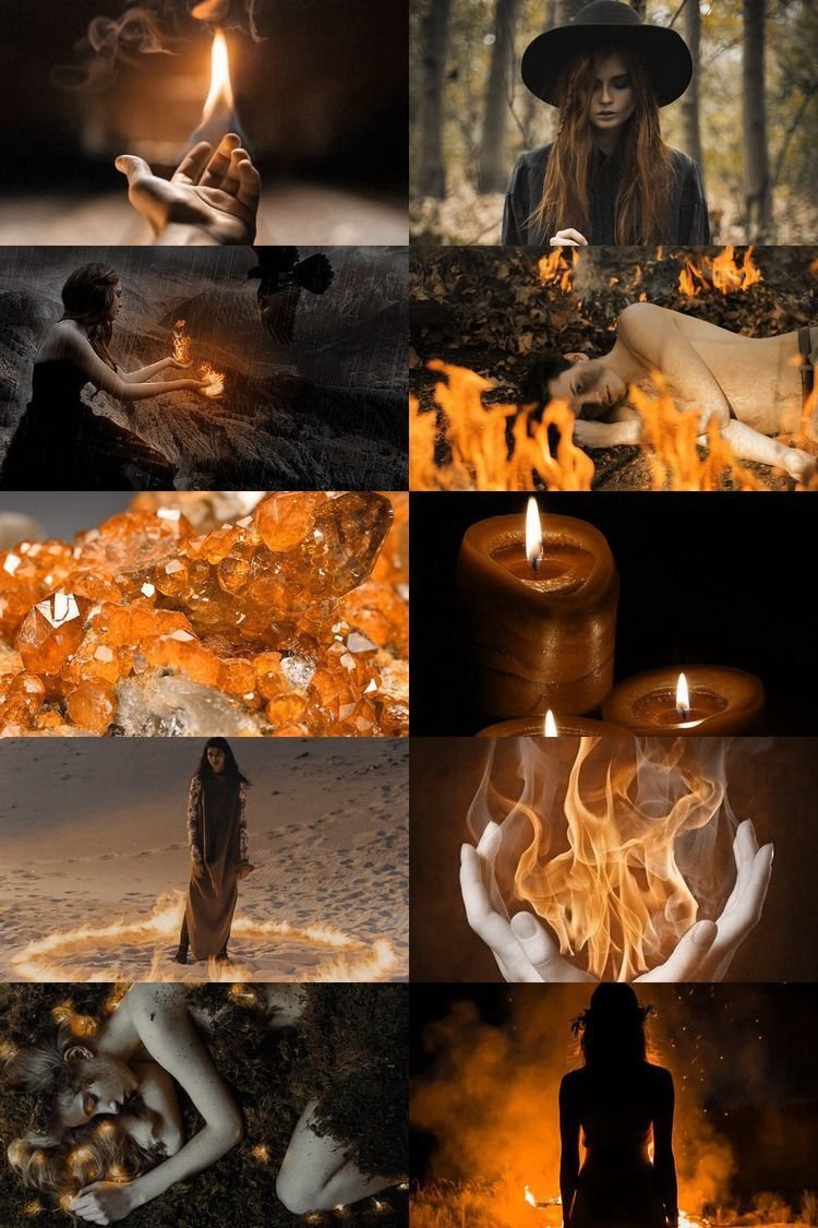 Рыжая ведьма в огне