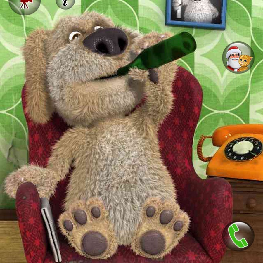 Говорящий Бен с телефоном