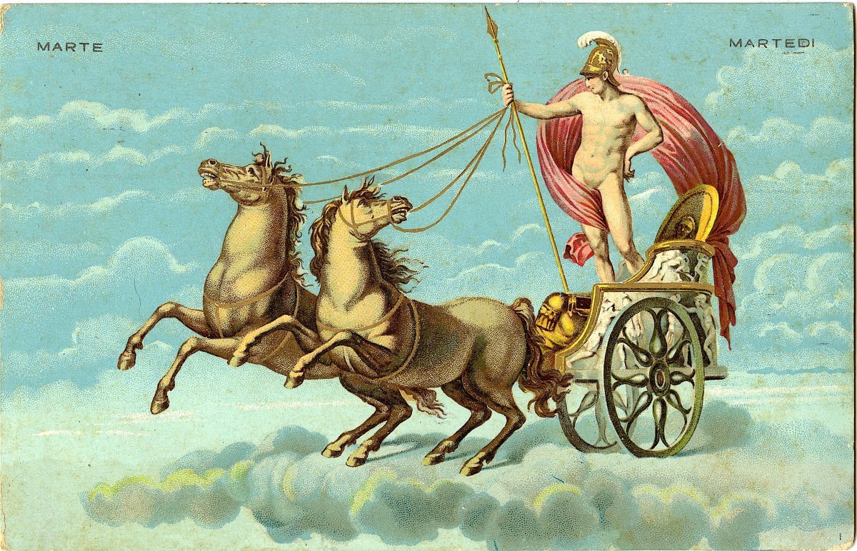 Картина Арес на колеснице