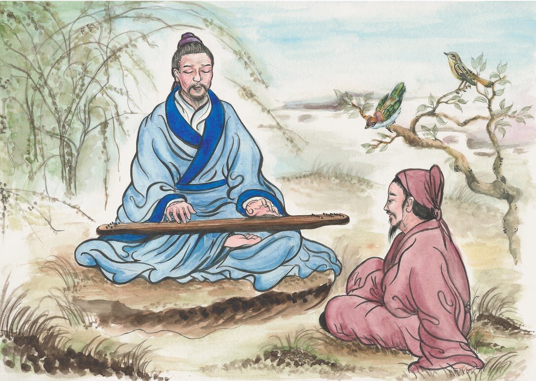 Конфуций Мэн Цзы портрет