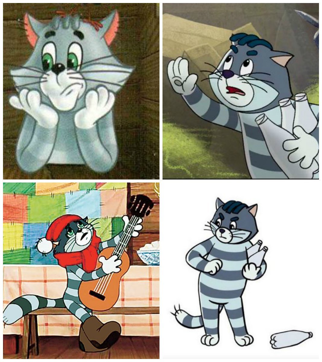 Персонажи из советских мультфильмов