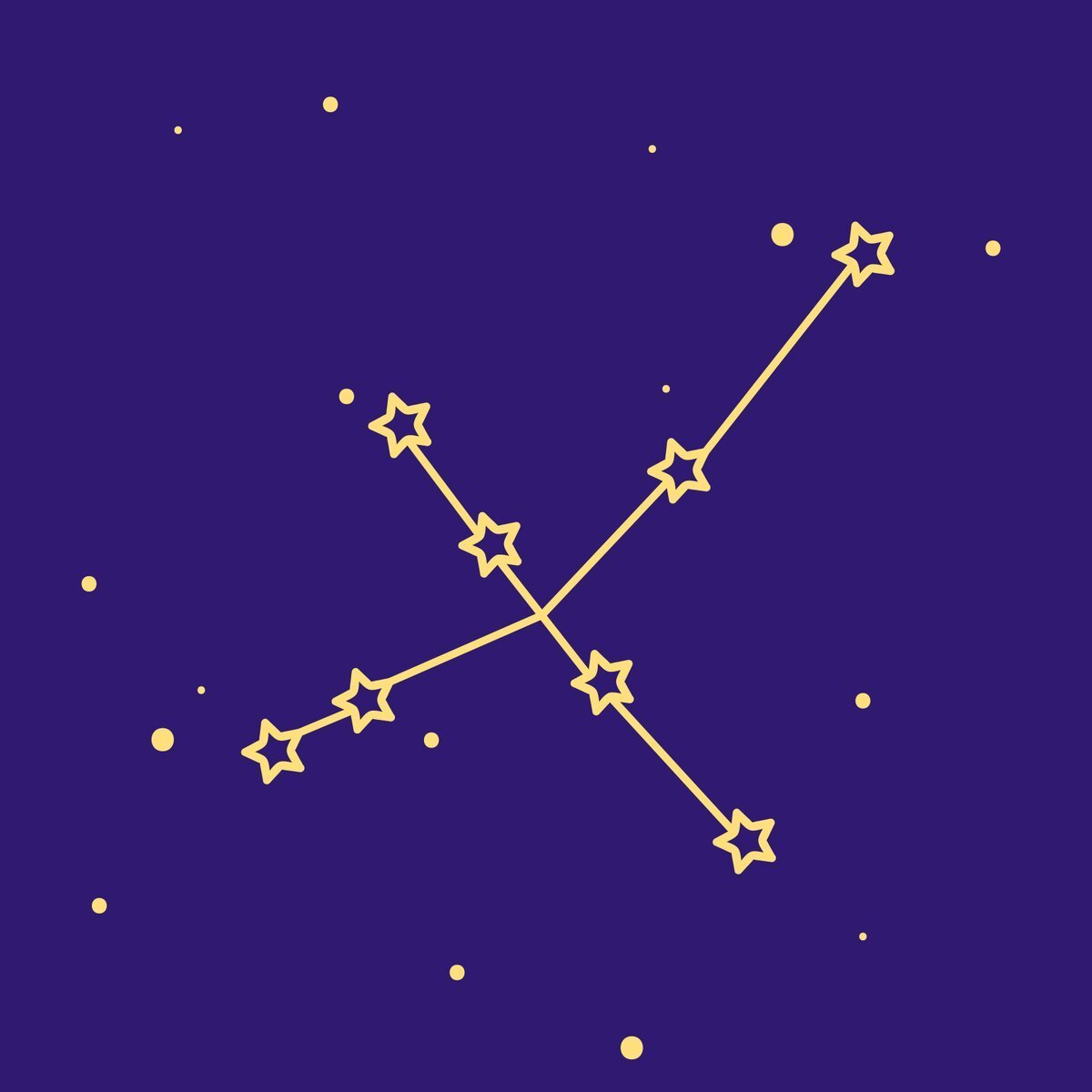 Созвездие лебедь Северный крест