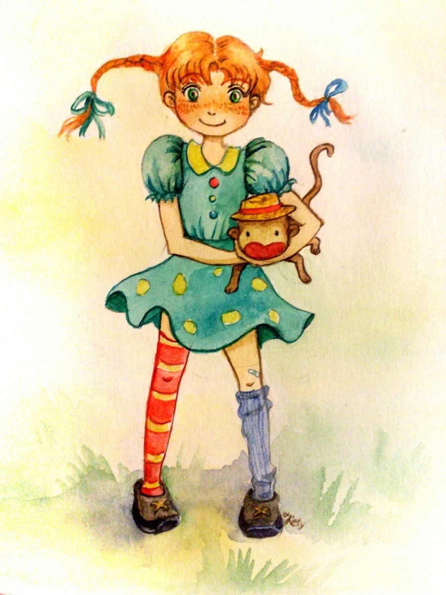 Пеппи длинный чулок Art