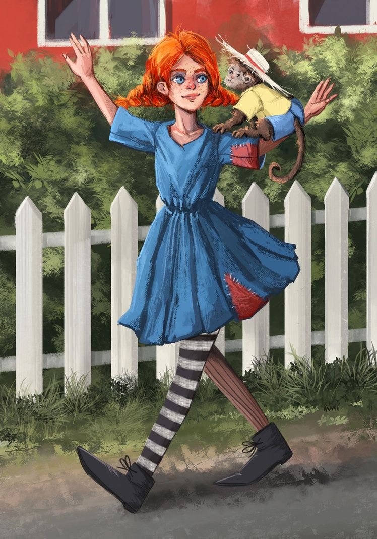 Пеппи Длинныйчулок (рис. Ингрид Ванг Нюман)