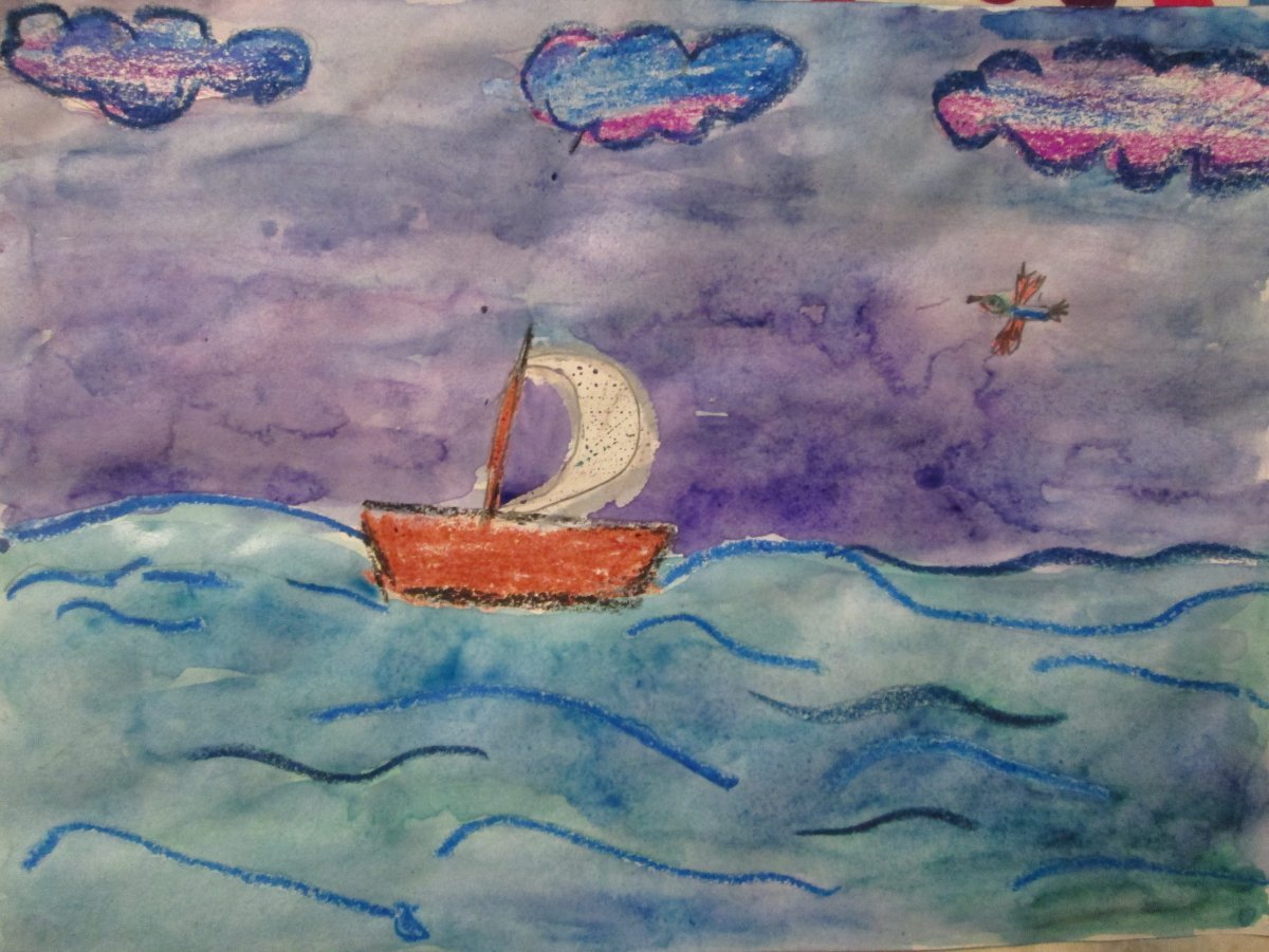 Утес иллюстрация