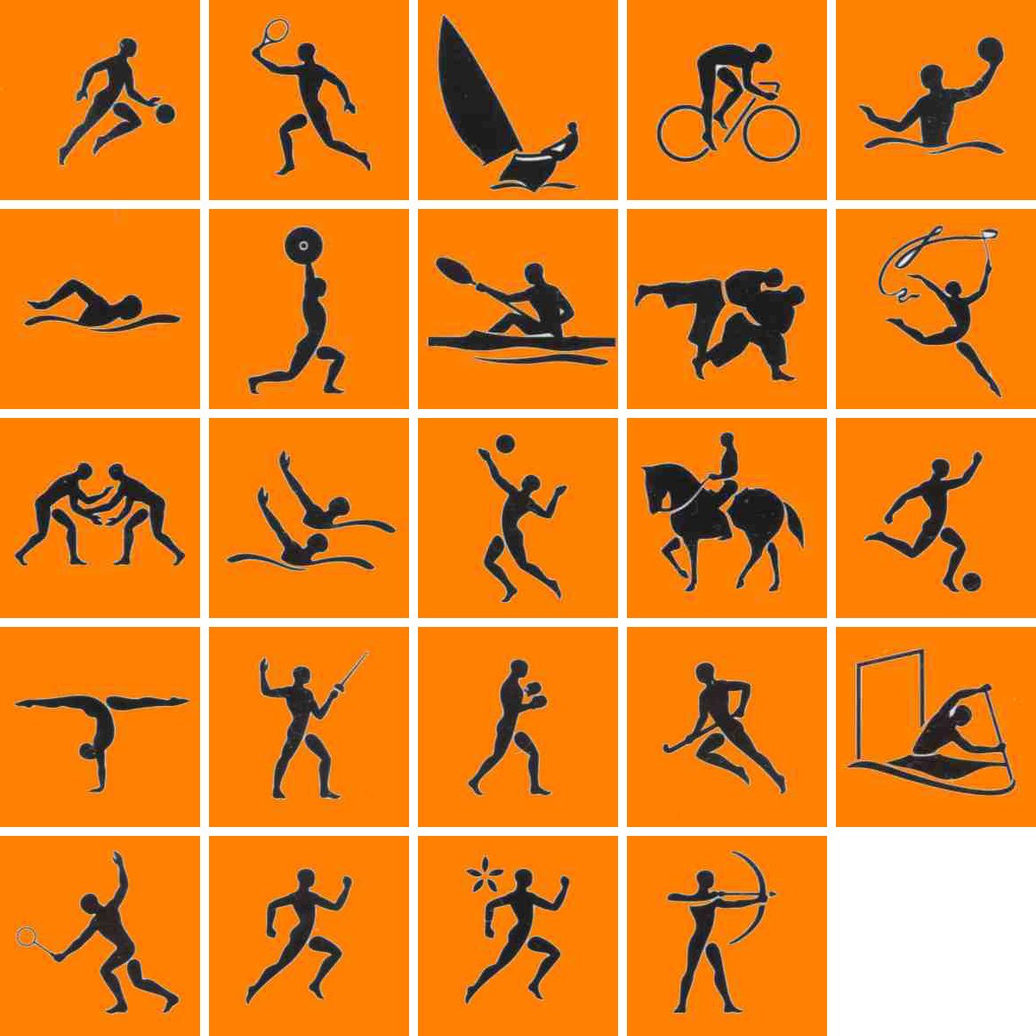 Виды спорта иллюстрация