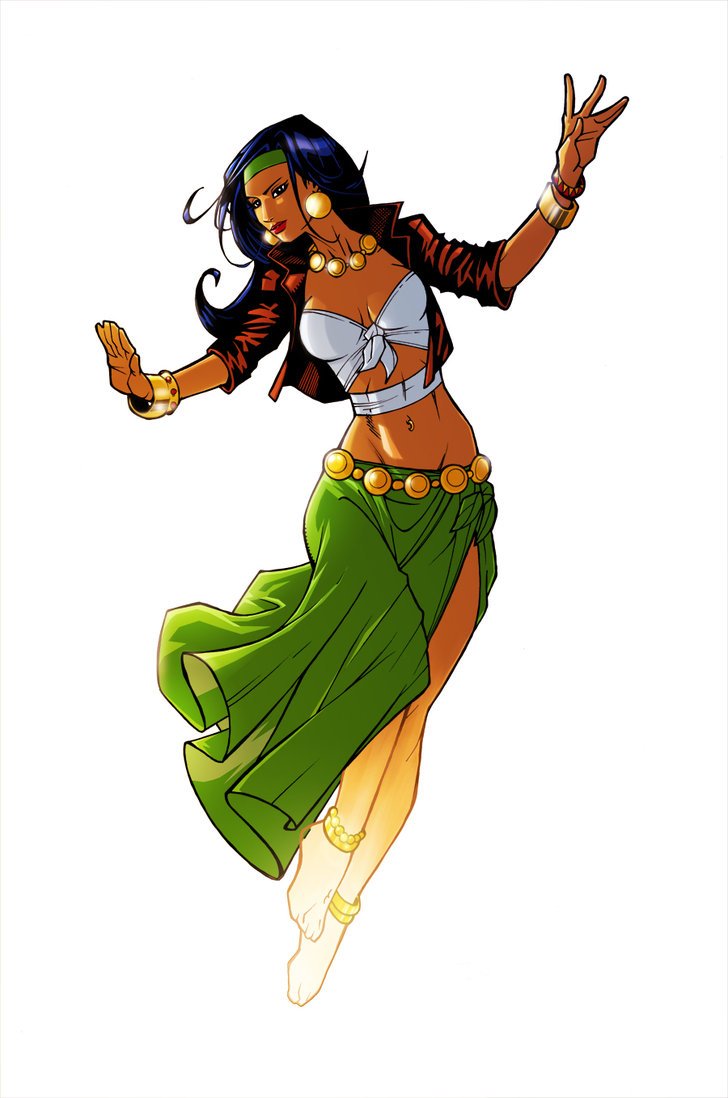 Цыганка иллюстрация