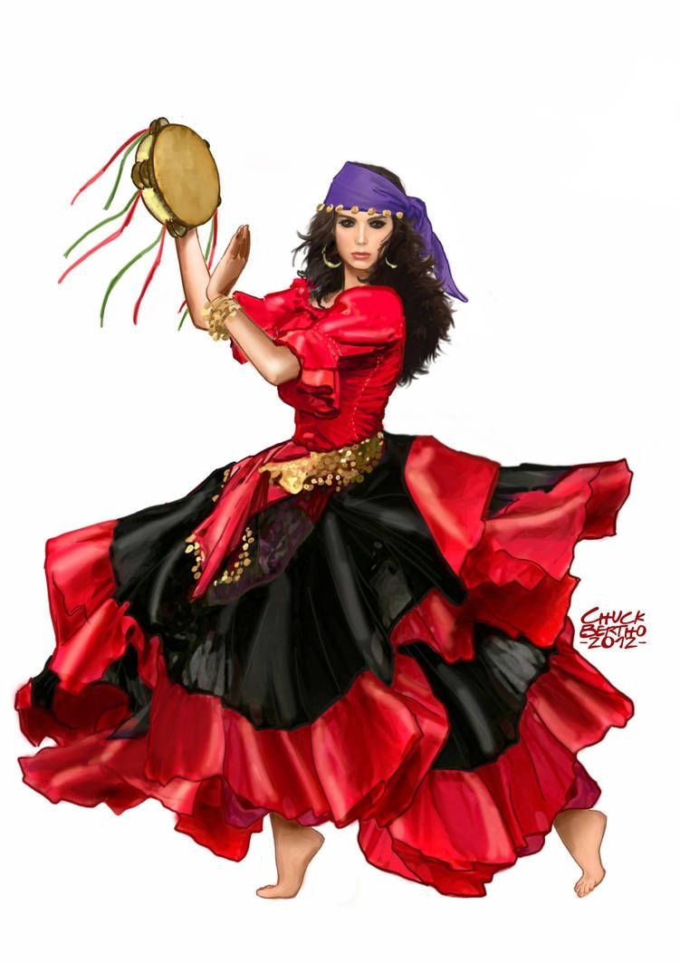 Цыганка с сигаретой