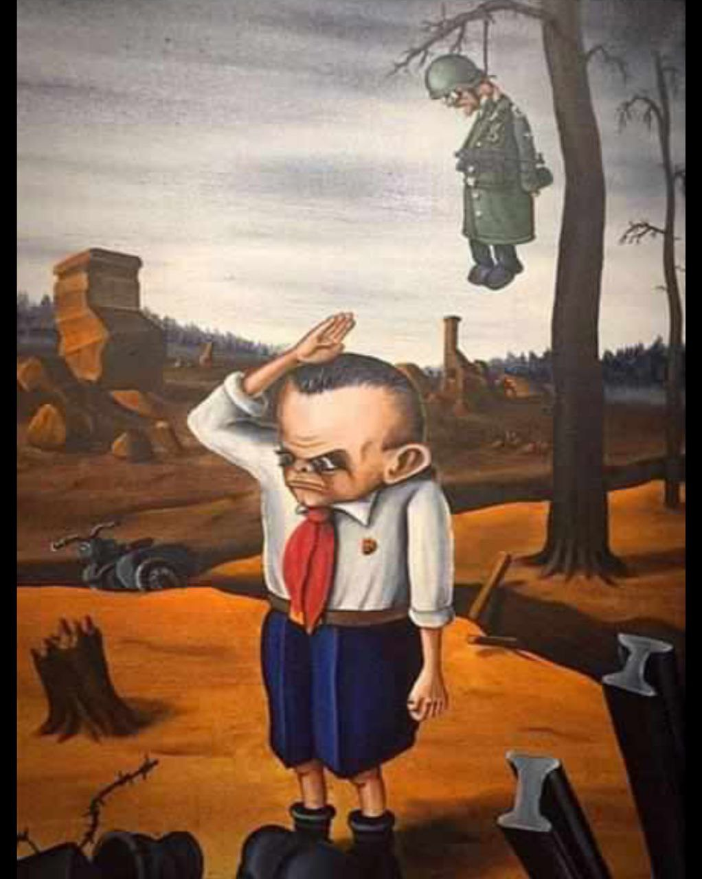 Пионер карикатура