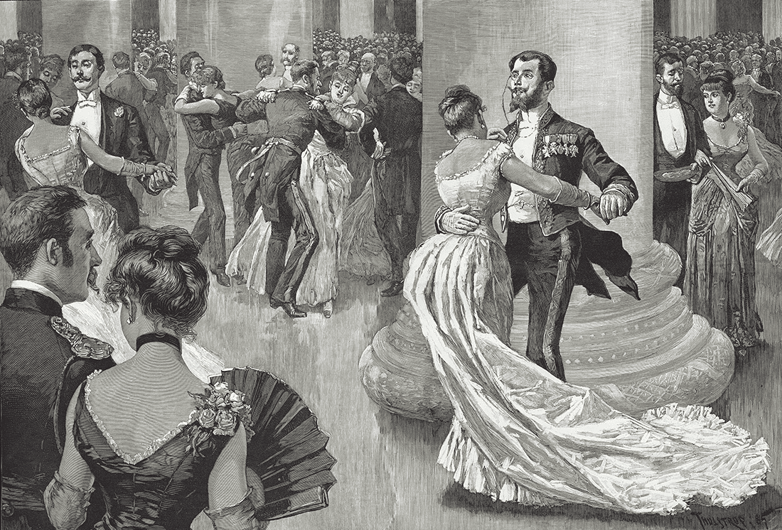 Иллюстрации зимнего бала