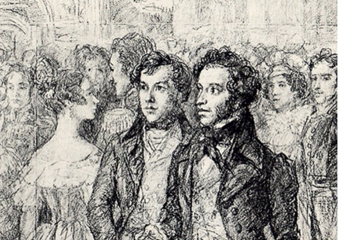 Пушкин и Кюхельбекер