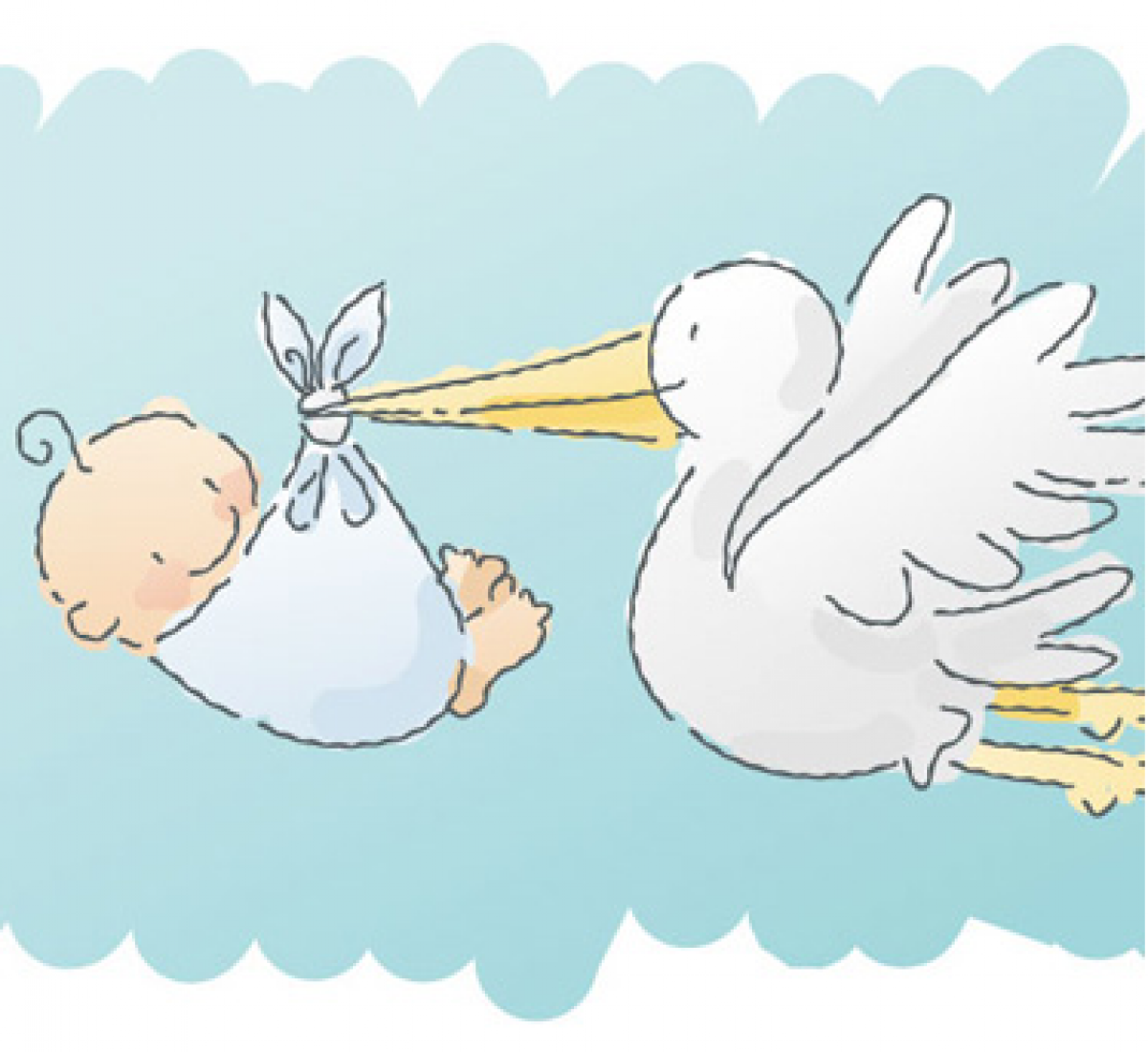 Рождение малыша Аист