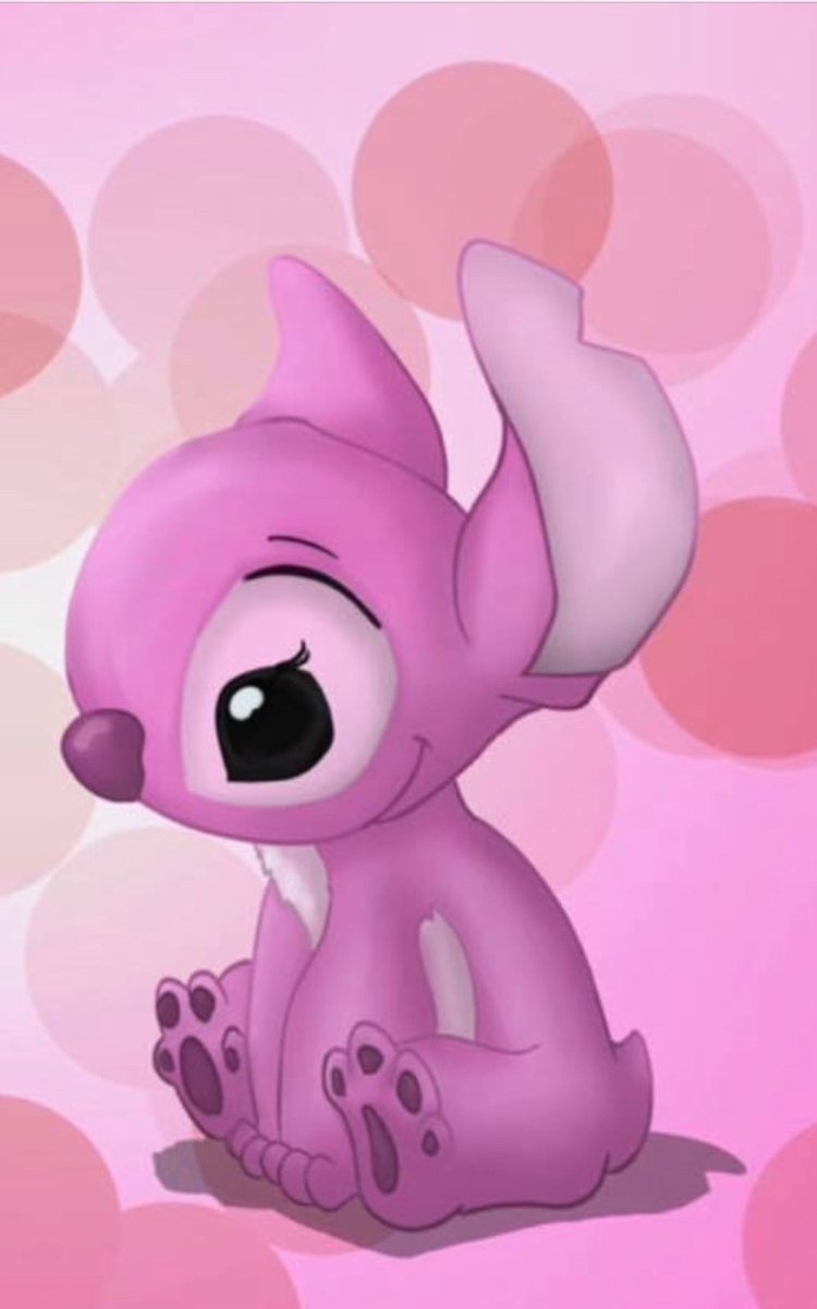 Розовый Стич и синий Стич