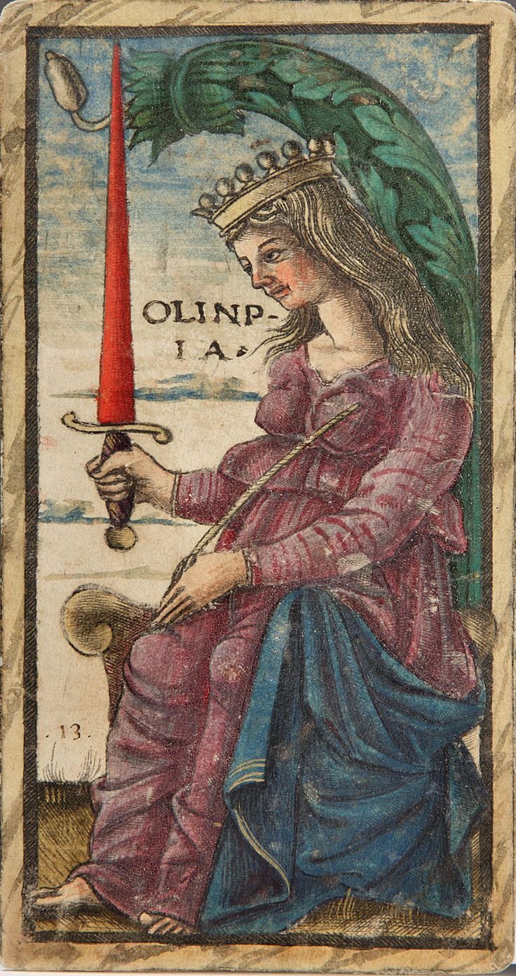 Карта Таро Королева мечей