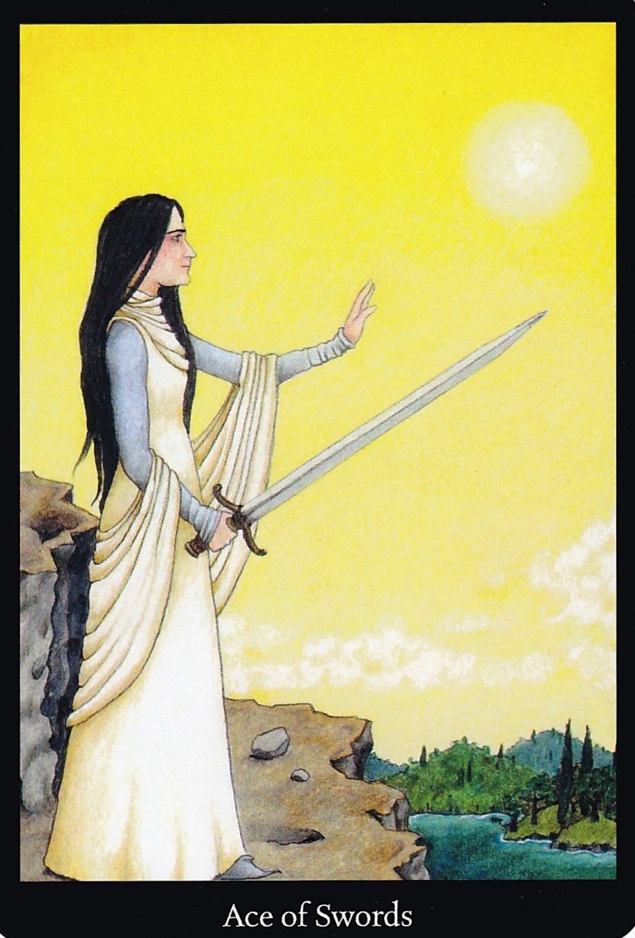 Королева мечей Таро Уэйта