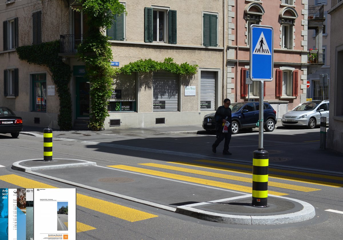 Пешеходный островок безопасности