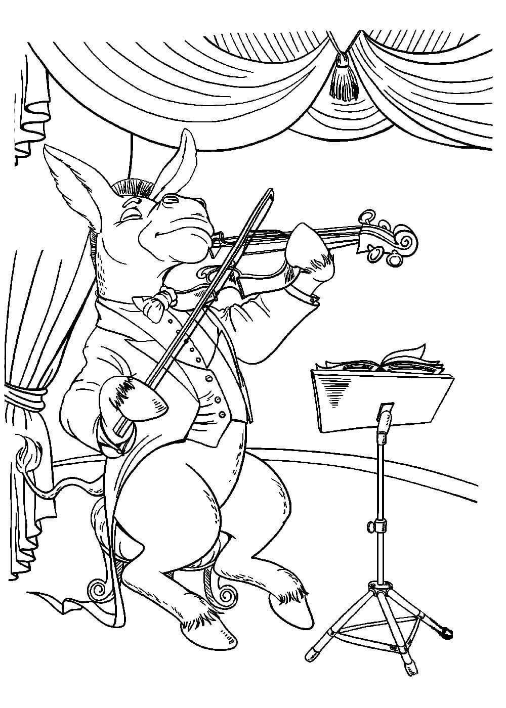 Квартет раскраска