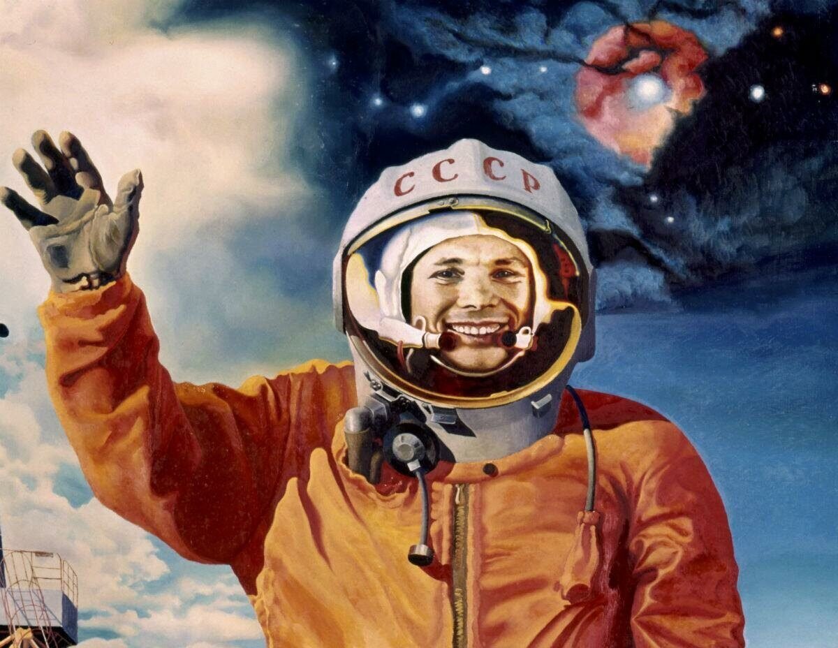 Юрий Гагарин 4к