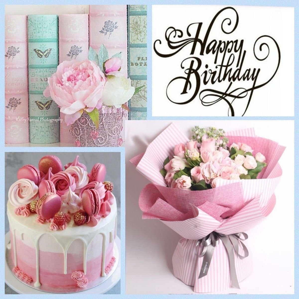 Гламурные открытки с днем рождения