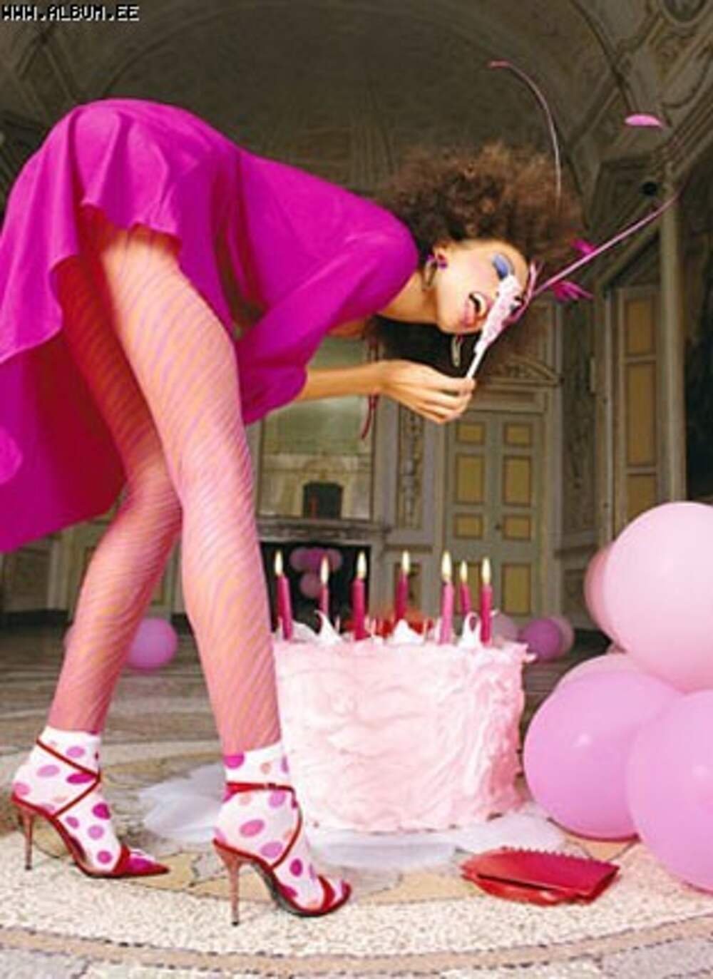 С днём рождения девушке гламурные