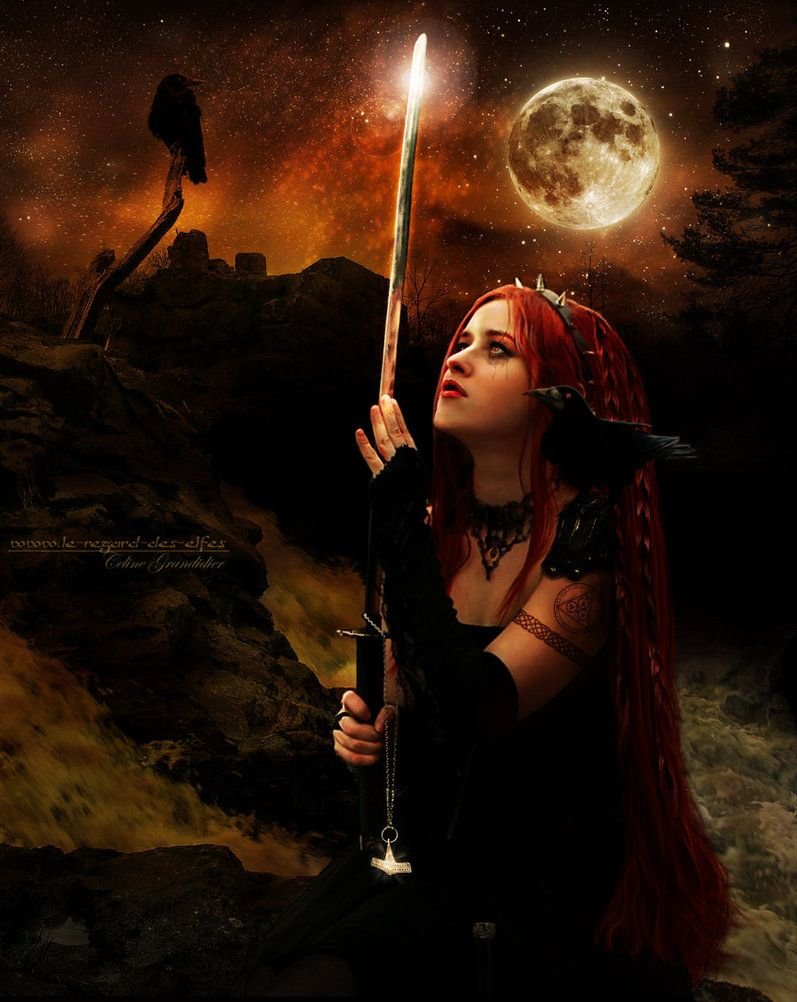 Красивая колдунья