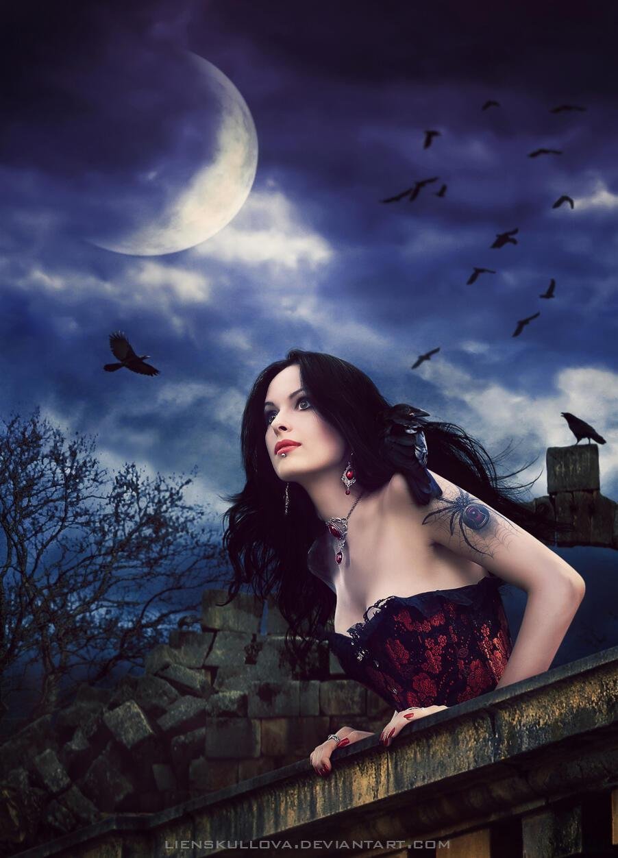 Девушка ведьма