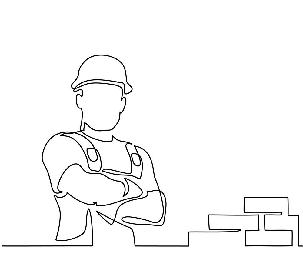 Графический образ строителя