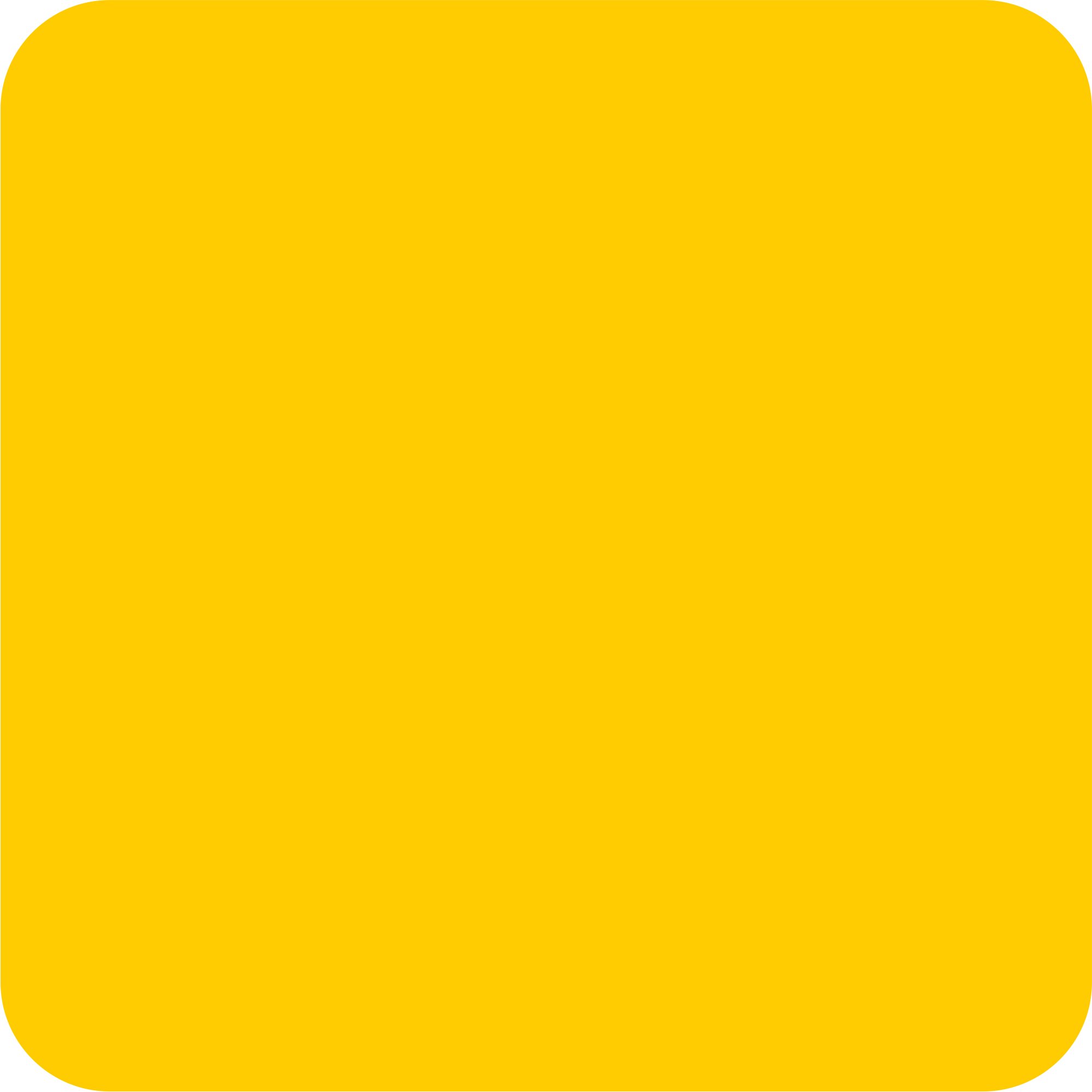 Желтый закругленный прямоугольник