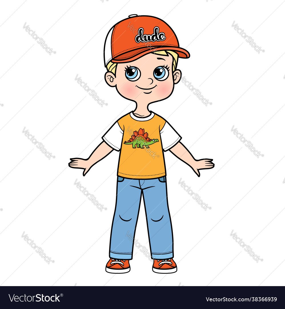 Мальчик в кепке рисунок