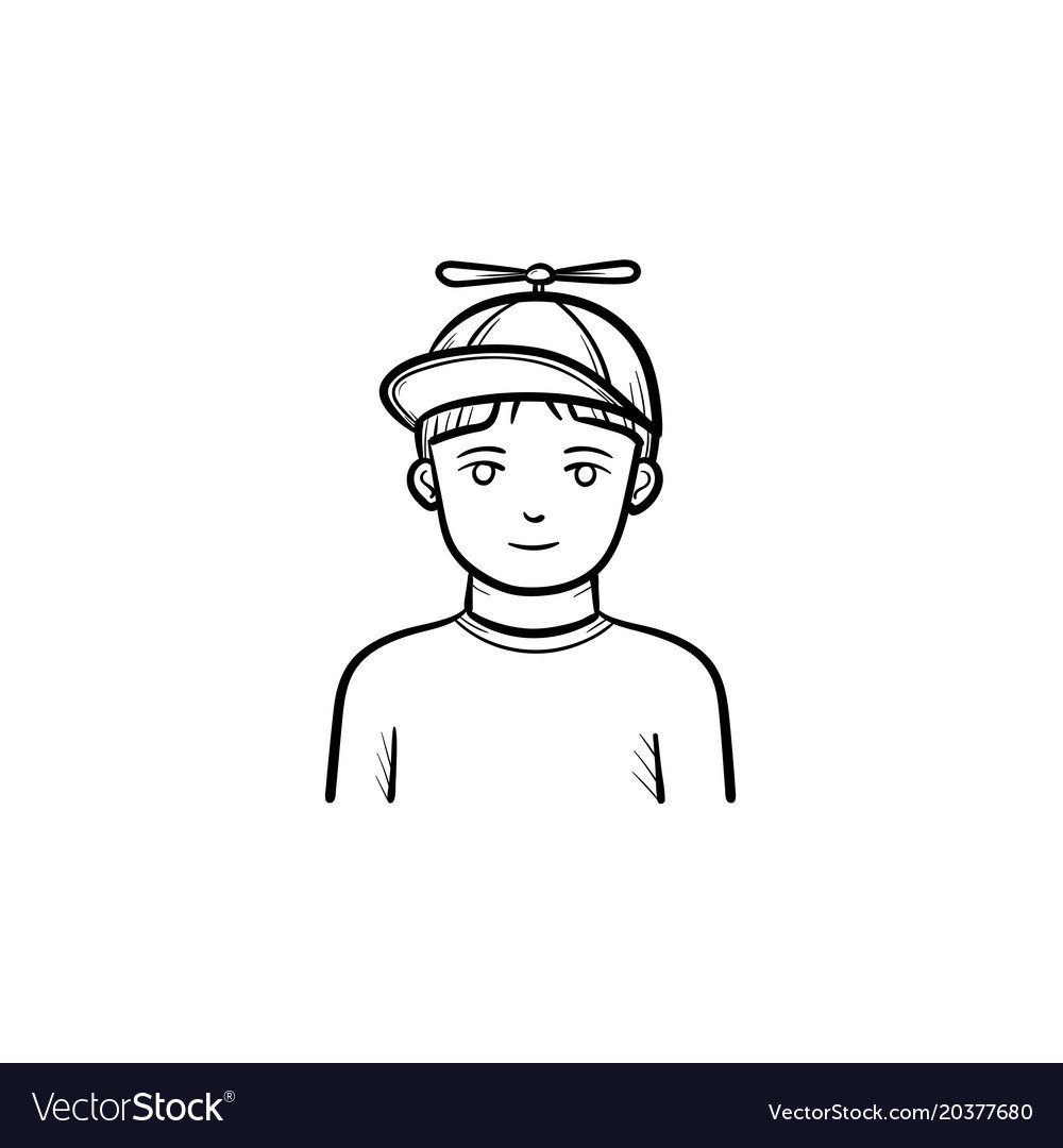 Нарисовать мальчика в кепке