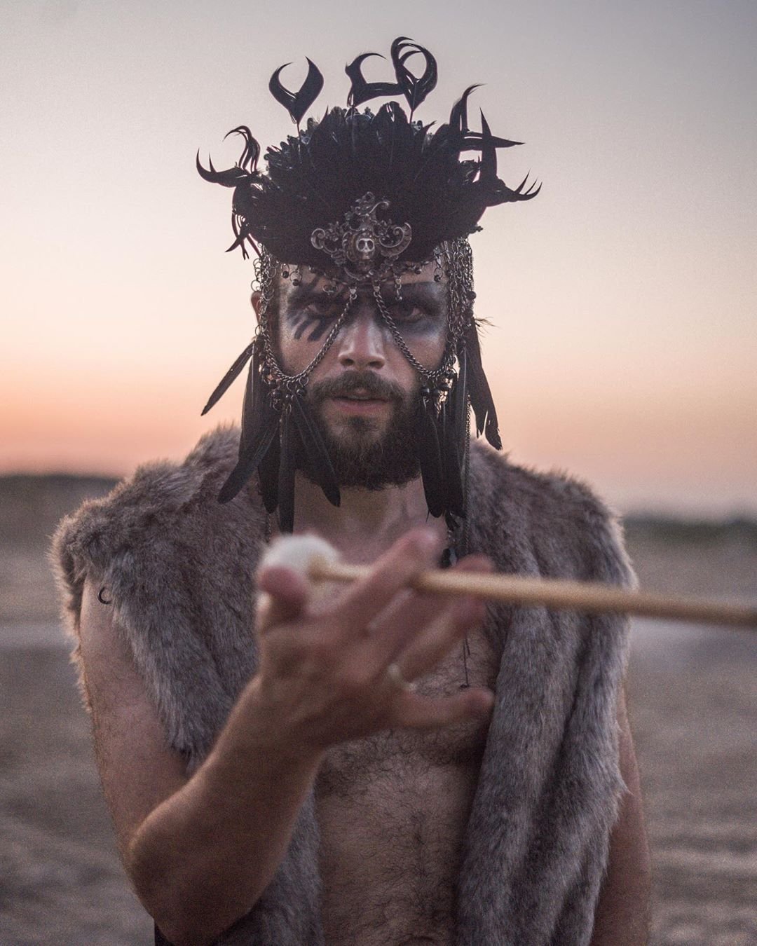 Мужик шаман фотосессия