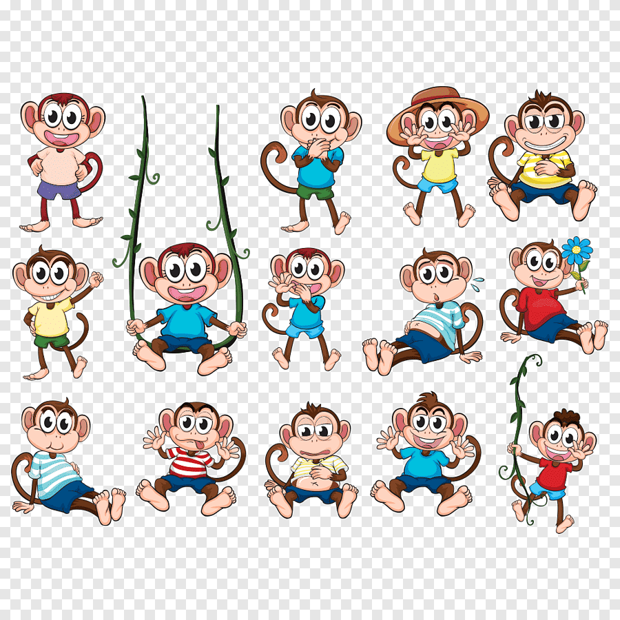 Макаки из мультика