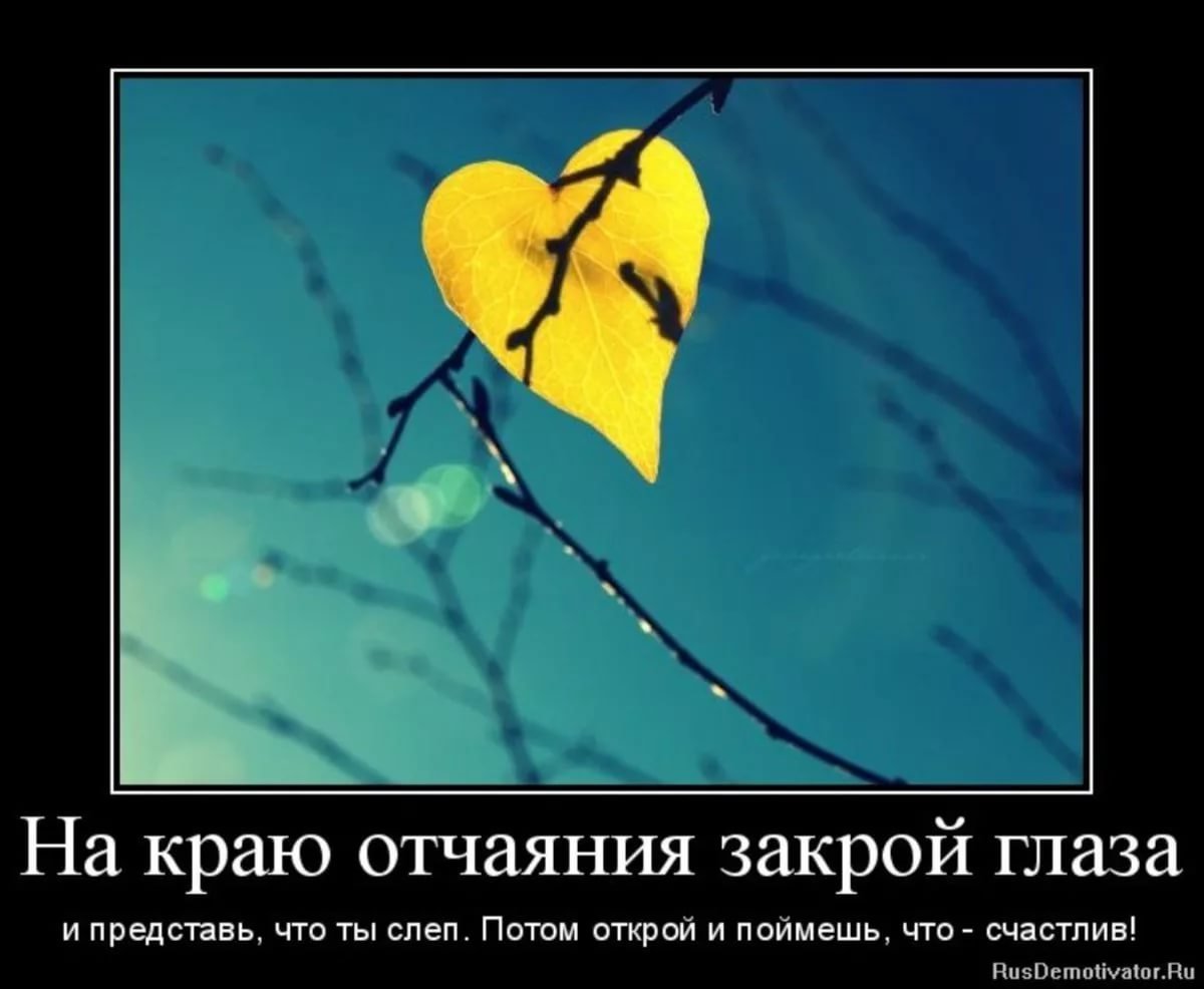 Позитивные демотиваторы со смыслом