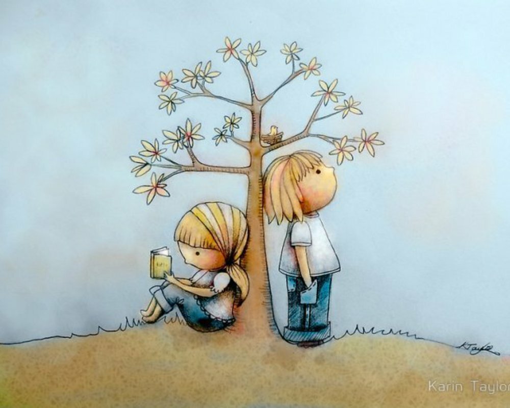 Трогательные иллюстрации