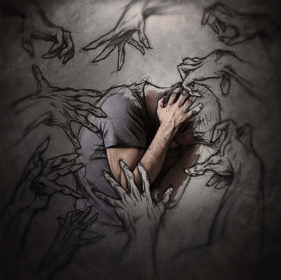 Грусть под маской