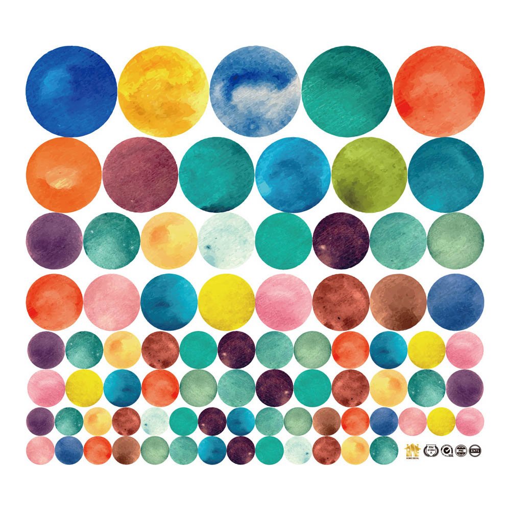 Цветные кружочки