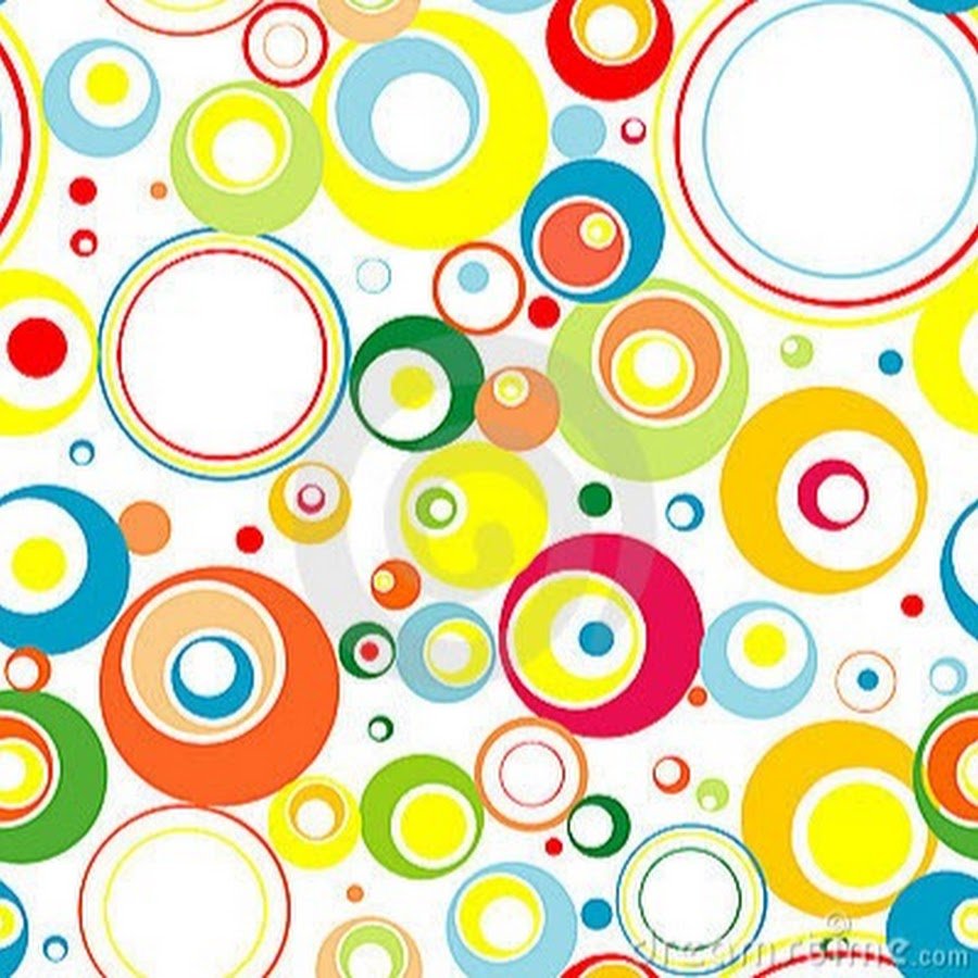 Фон детский круги