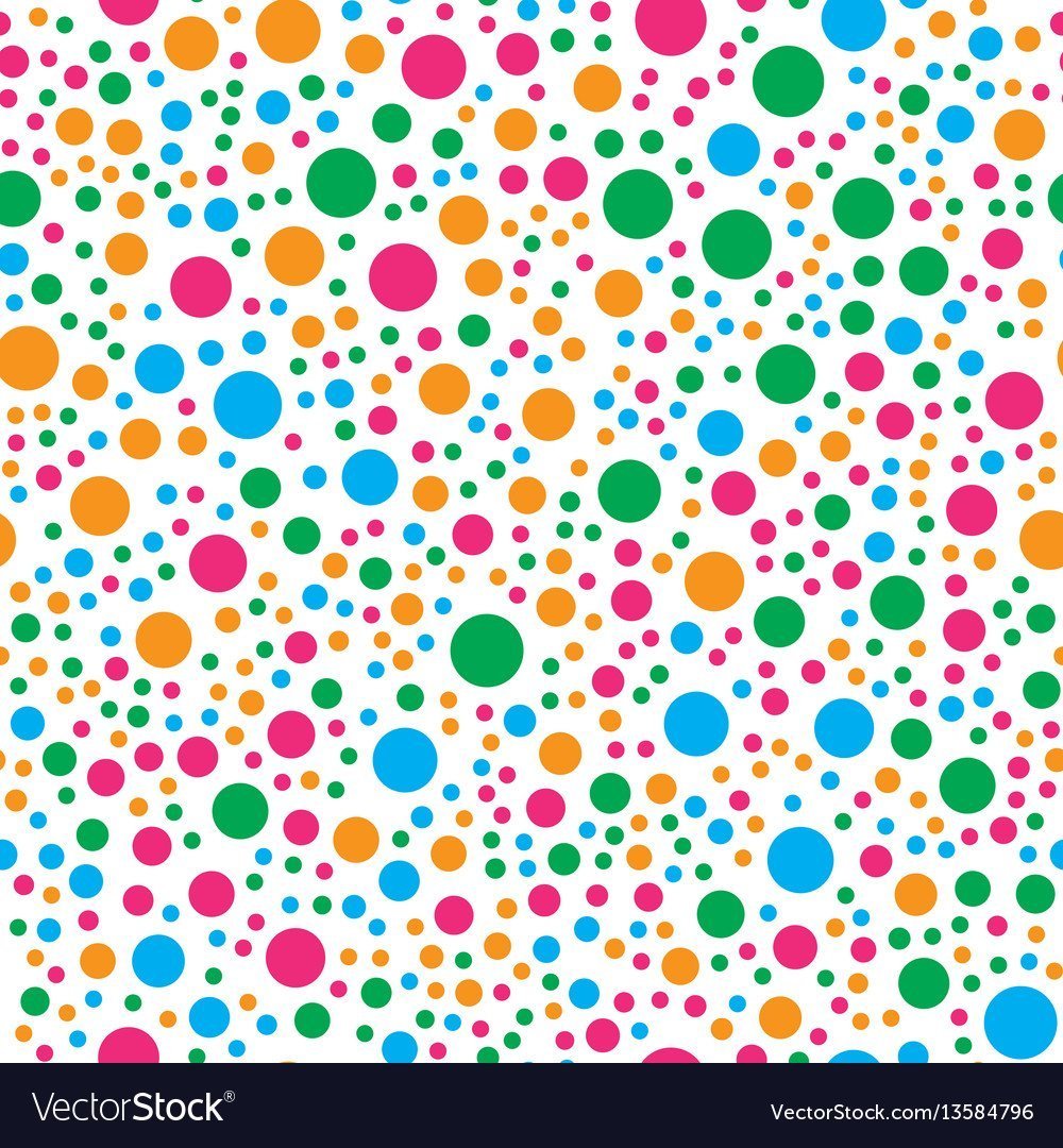 Разноцветные мелкие кружочки