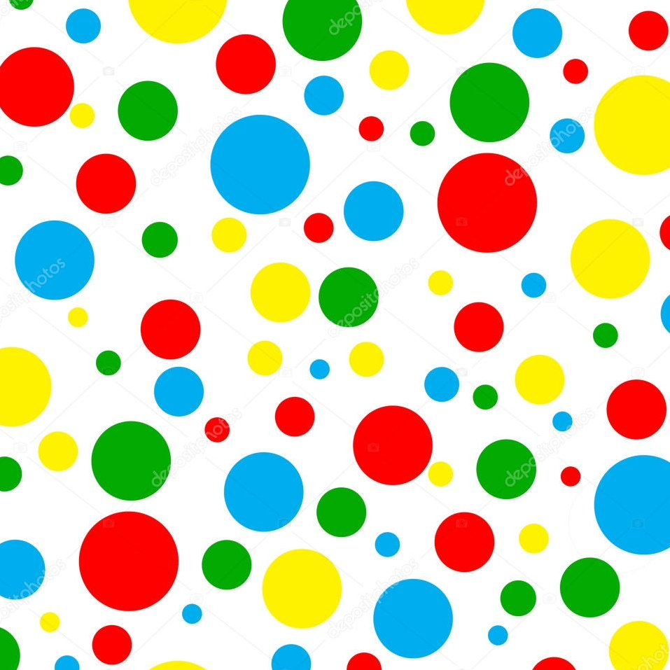 Маленькие цветные кружочки