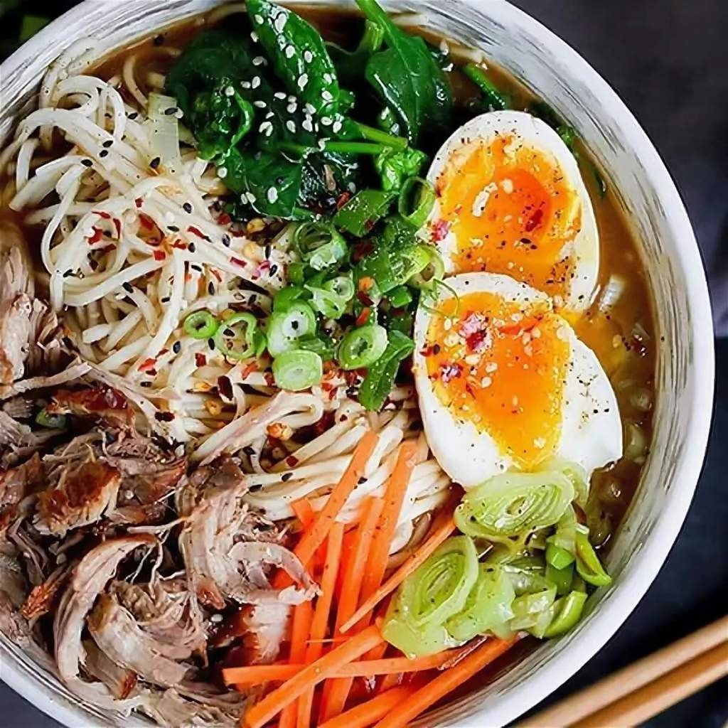 Корейская кухня лапша рамен