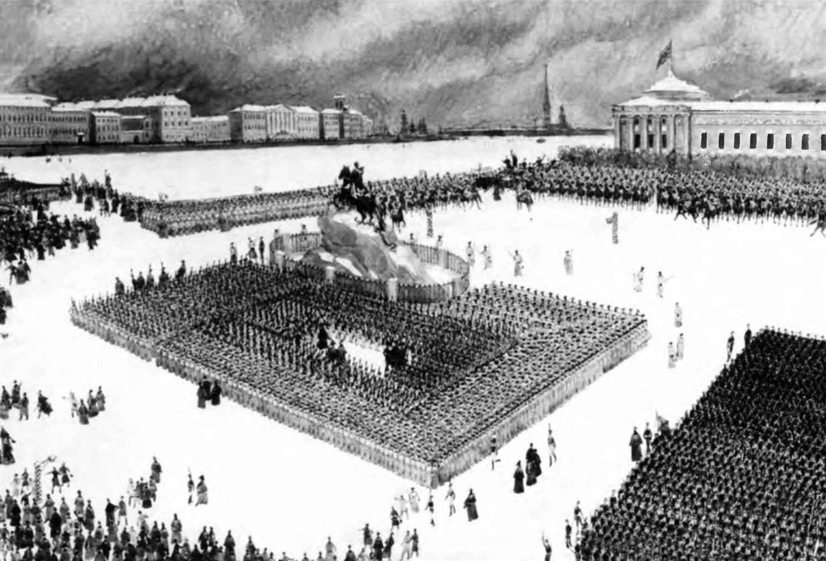 4 декабря 1825. Восстание Декабристов на Сенатской площади. Сенатская площадь Санкт-Петербург восстание Декабристов. Восстание 1825 года на Сенатской площади. Восстание на Сенатской площади 14 декабря 1825 года.