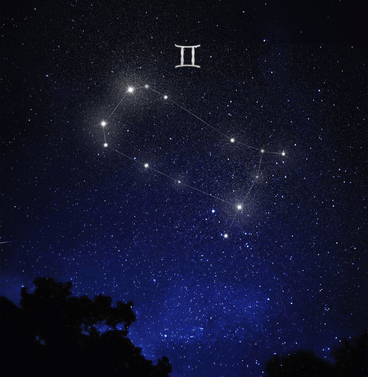 Созвездие Близнецы астеризм