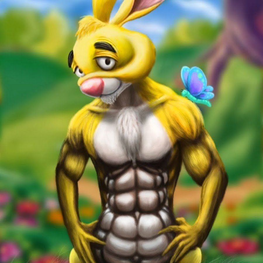 Накаченные персонажи из мультиков