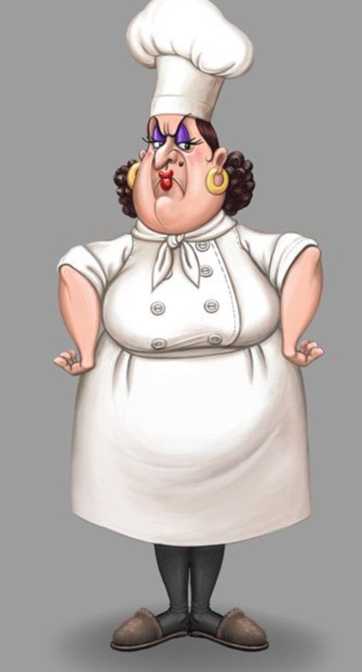Толстая повариха