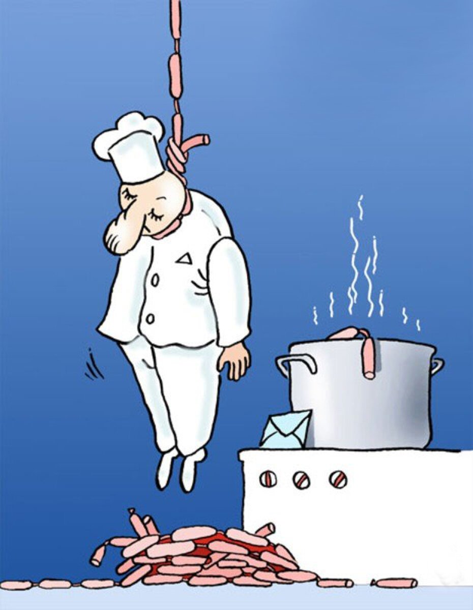 Повар карикатура
