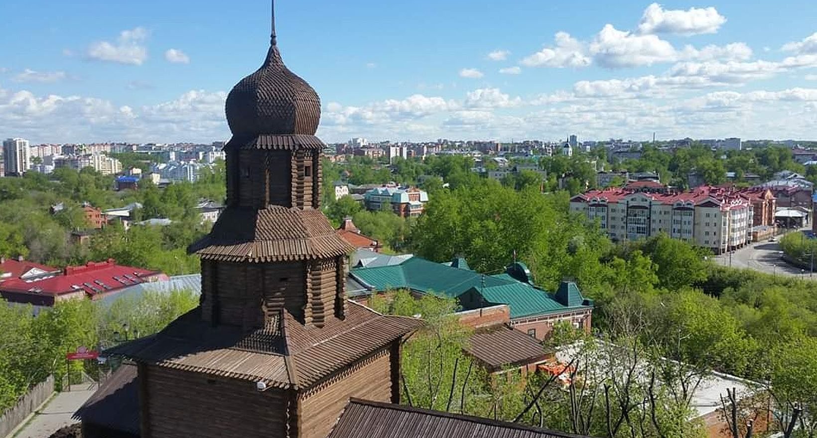 Город Томск Воскресенская гора