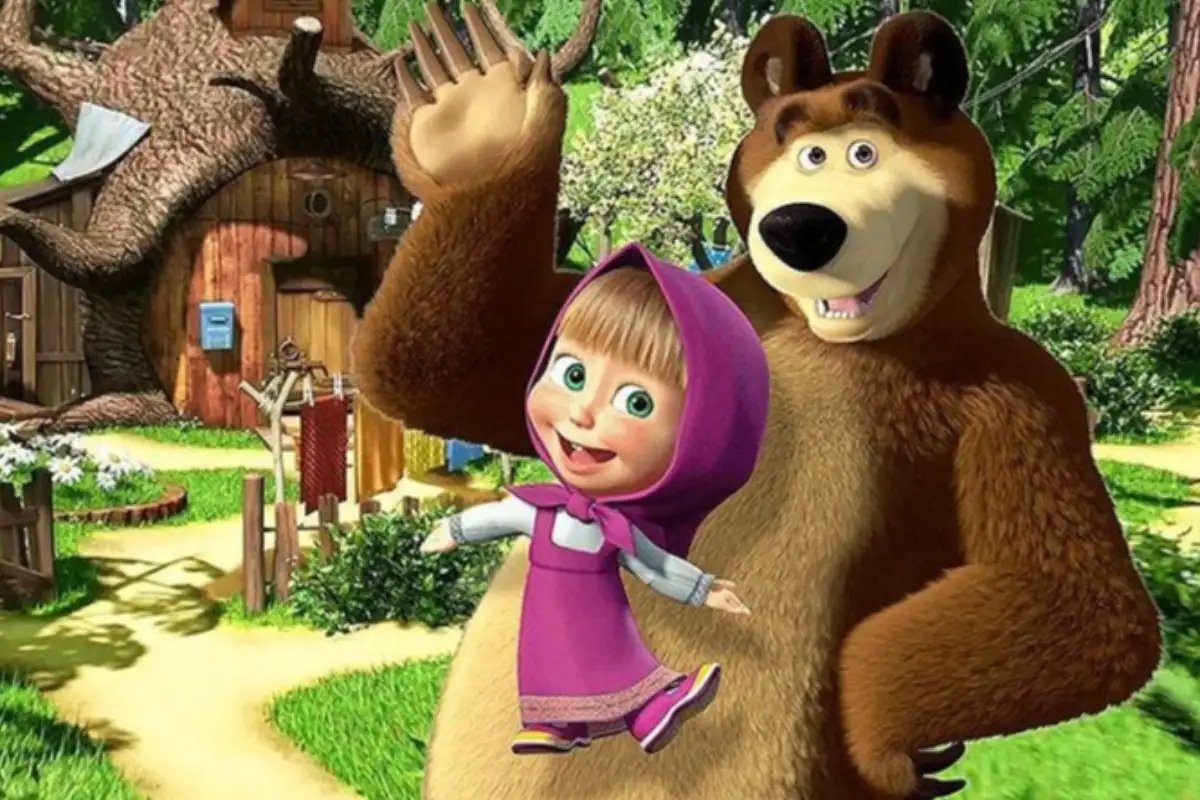 Маша и медведь на осетинском языке