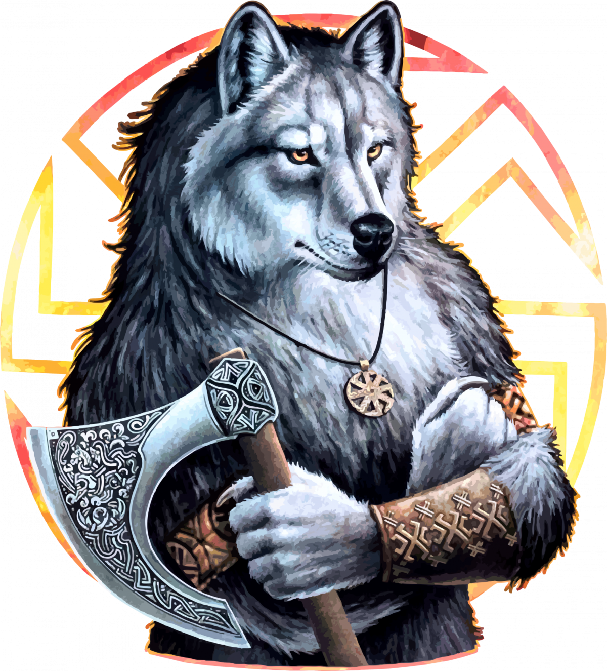 Славянское изображение волка