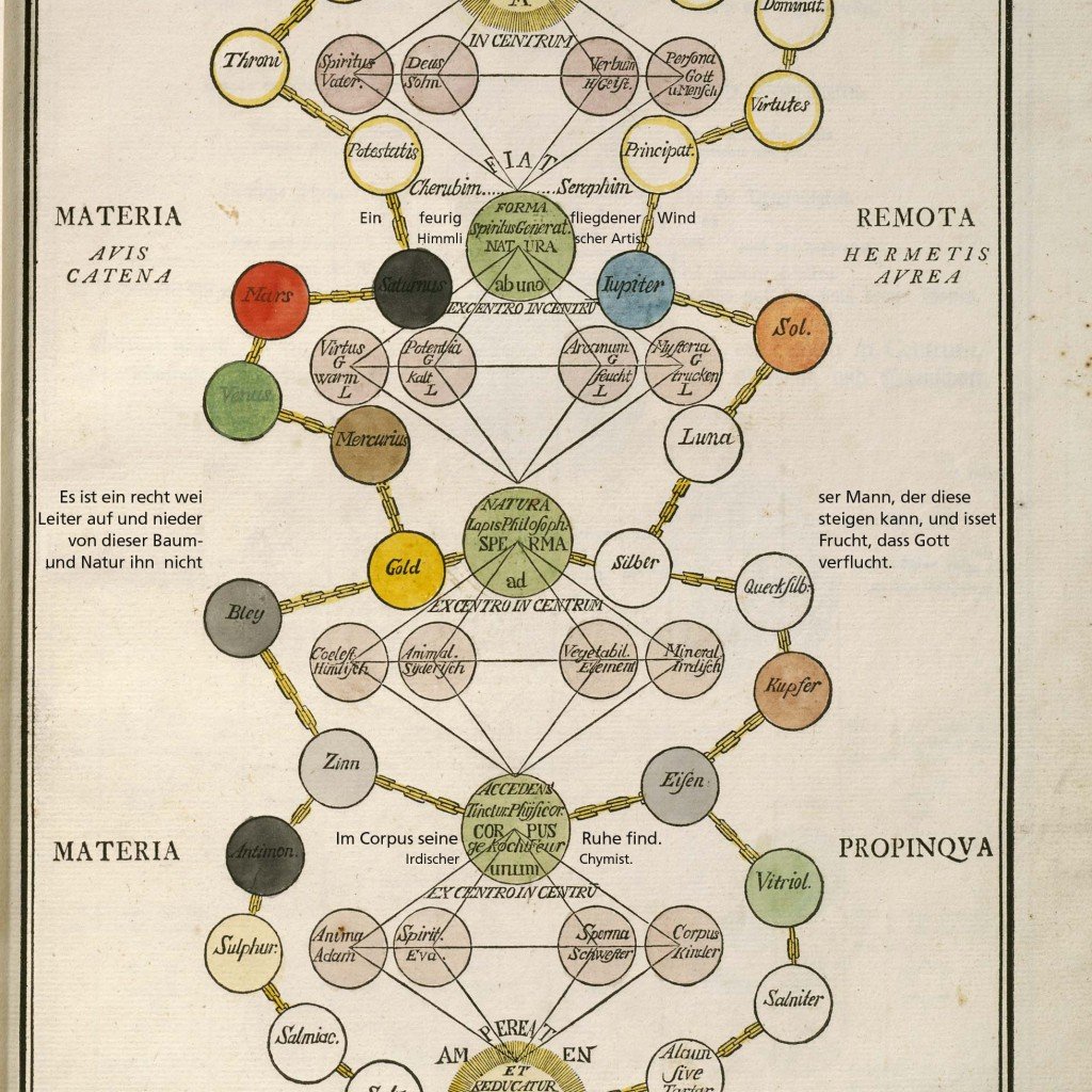 Древо Сефирот на теле