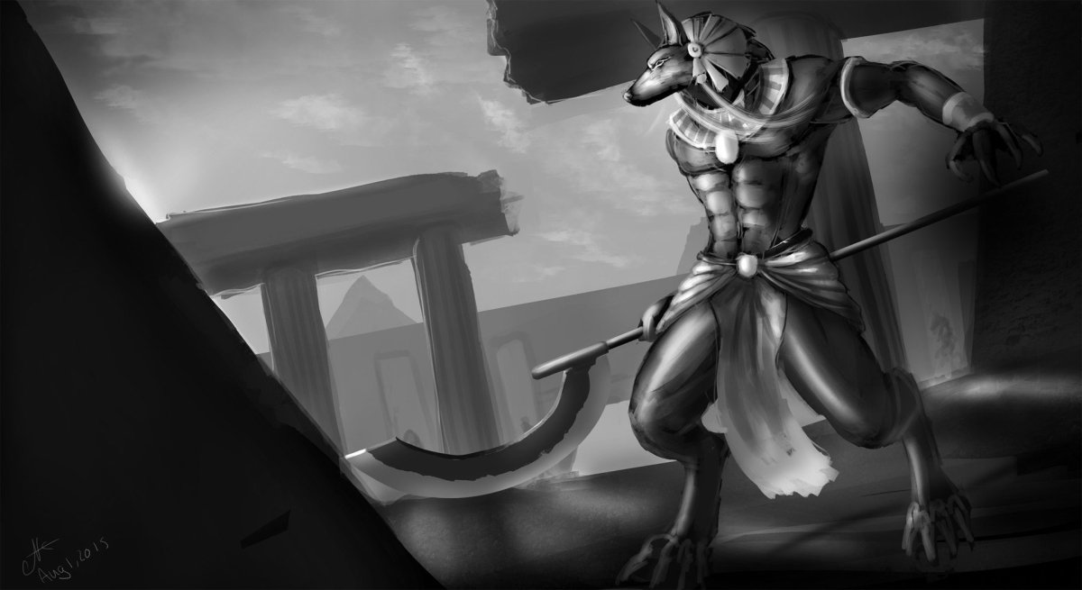 Анубис логотип для клана